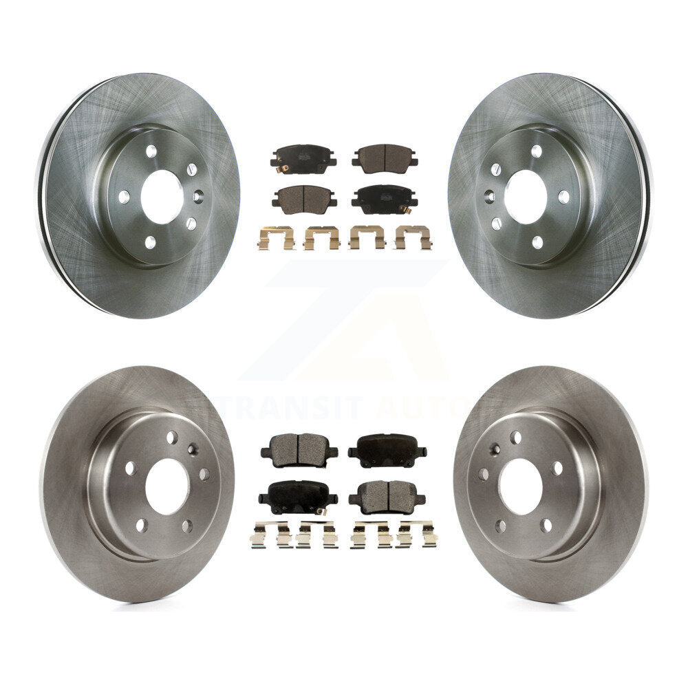 [Avant + Arrière] Kit de Disque et plaquette (céramique) de frein pour Chevrolet Cruze Volt Bolt EV EUV K8T-100871