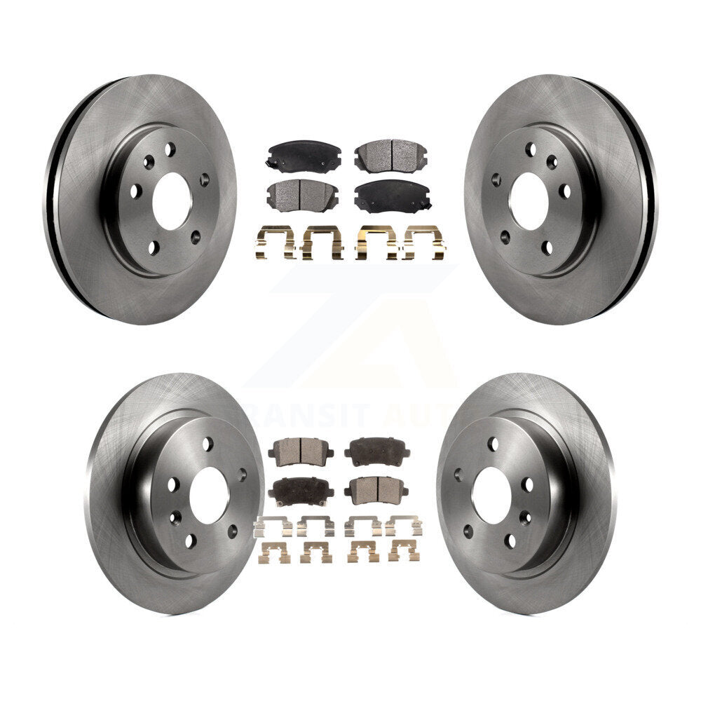 [Avant + Arrière] Kit de Disque et plaquette (céramique) de frein pour Chevrolet Malibu Limited K8T-100872