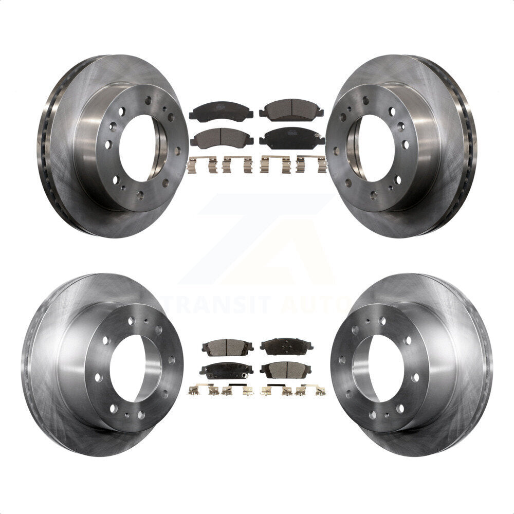 [Avant + Arrière] Kit de Disque et plaquette (céramique) de frein pour Chevrolet Suburban K8T-100874 par Transit Auto