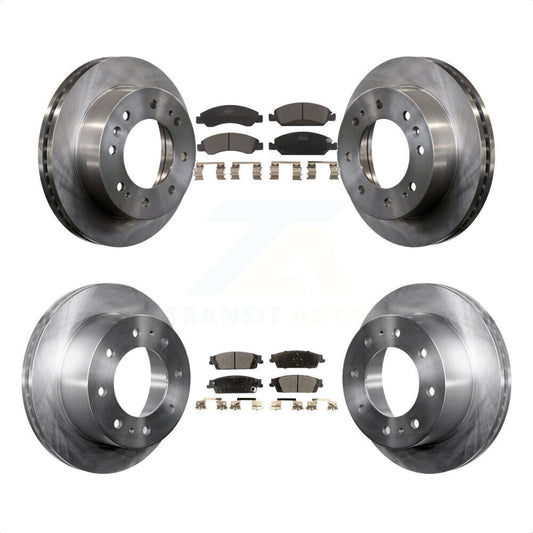[Avant + Arrière] Kit de Disque et plaquette (céramique) de frein pour Chevrolet Suburban K8T-100874 par Transit Auto