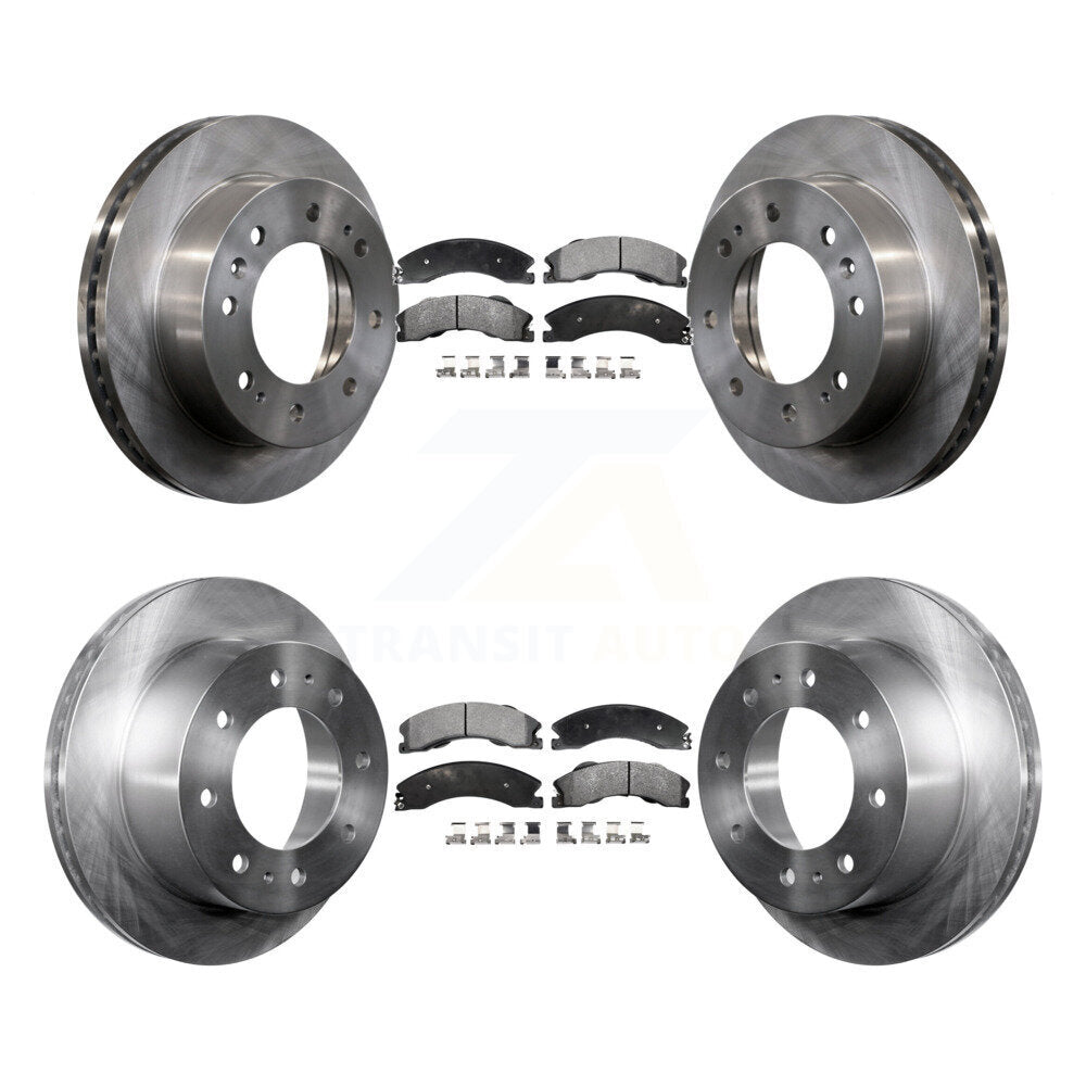 [Avant + Arrière] Kit de Disque et plaquette (céramique) de frein pour Chevrolet Silverado 2500 HD GMC Sierra 3500 Suburban K8T-100875