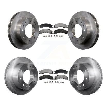 [Avant + Arrière] Kit de Disque et plaquette (céramique) de frein pour Chevrolet Silverado 2500 HD GMC Sierra 3500 Suburban K8T-100875