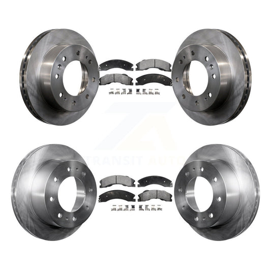 [Avant + Arrière] Kit de Disque et plaquette (céramique) de frein pour Chevrolet Silverado 2500 HD GMC Sierra 3500 Suburban K8T-100875