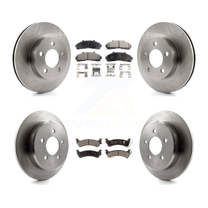 [Avant + Arrière] Kit de Disque et plaquette (céramique) de frein pour 2001 Ford Explorer AWD 4WD From 01 02 K8T-100888