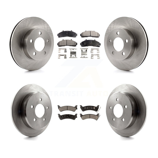 [Avant + Arrière] Kit de Disque et plaquette (céramique) de frein pour 2001 Ford Explorer AWD 4WD From 01 02 K8T-100888