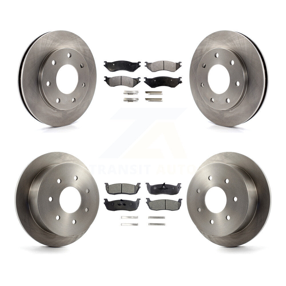 [Avant + Arrière] Kit de Disque et plaquette (céramique) de frein pour Ford F-150 F-250 HD 4WD K8T-100895