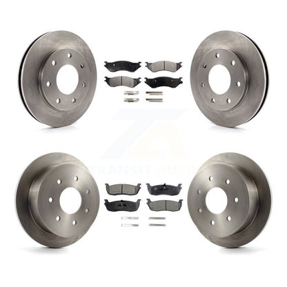 [Avant + Arrière] Kit de Disque et plaquette (céramique) de frein pour Ford F-150 F-250 HD 4WD K8T-100895