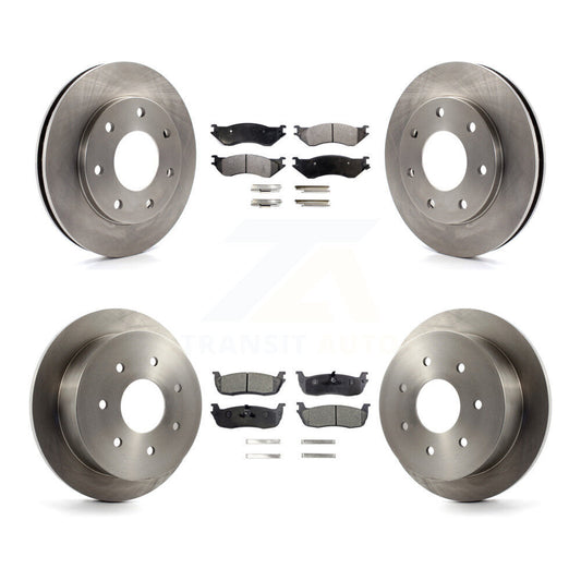 [Avant + Arrière] Kit de Disque et plaquette (céramique) de frein pour Ford F-150 F-250 HD 4WD K8T-100895