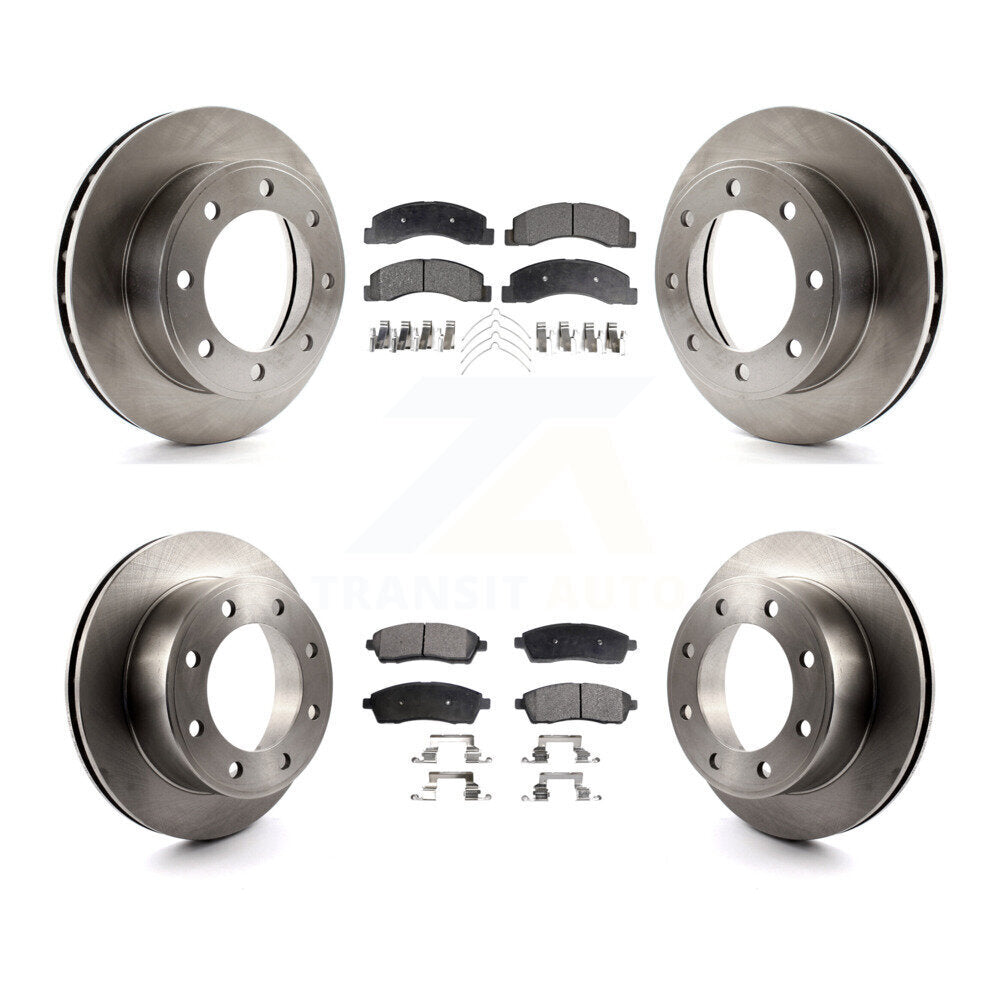 [Avant + Arrière] Kit de Disque et plaquette (céramique) de frein pour Ford F-250 Super Duty Excursion 4WD K8T-100898
