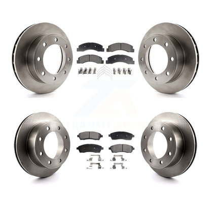 [Avant + Arrière] Kit de Disque et plaquette (céramique) de frein pour Ford F-250 Super Duty Excursion 4WD K8T-100898