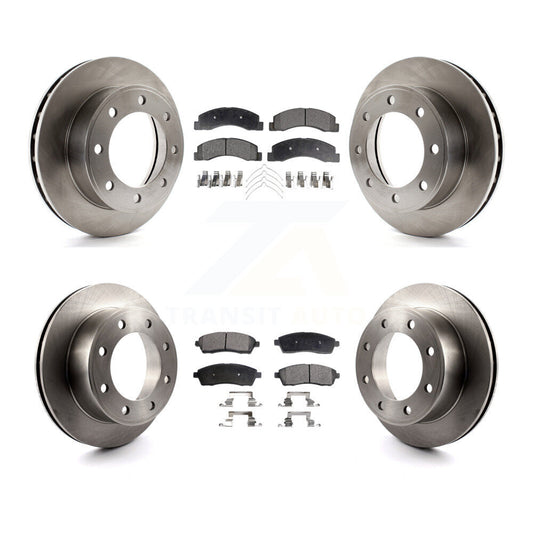 [Avant + Arrière] Kit de Disque et plaquette (céramique) de frein pour Ford F-250 Super Duty Excursion 4WD K8T-100898