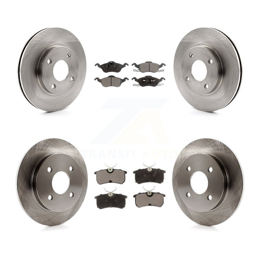 [Avant + Arrière] Kit de Disque et plaquette (céramique) de frein pour Ford Focus K8T-100903