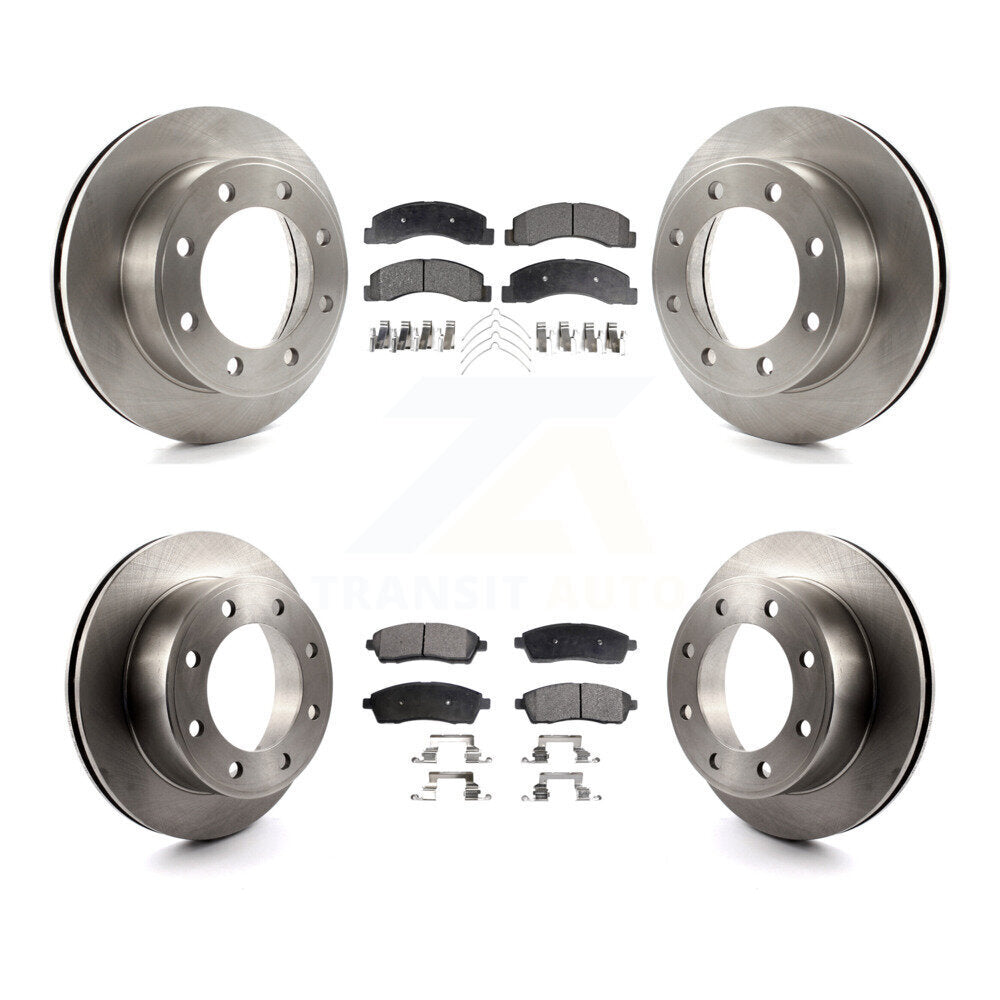 [Avant + Arrière] Kit de Disque et plaquette (céramique) de frein pour Ford F-250 Super Duty Excursion 4WD K8T-100905