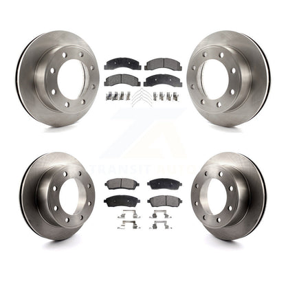 [Avant + Arrière] Kit de Disque et plaquette (céramique) de frein pour Ford F-250 Super Duty Excursion 4WD K8T-100905