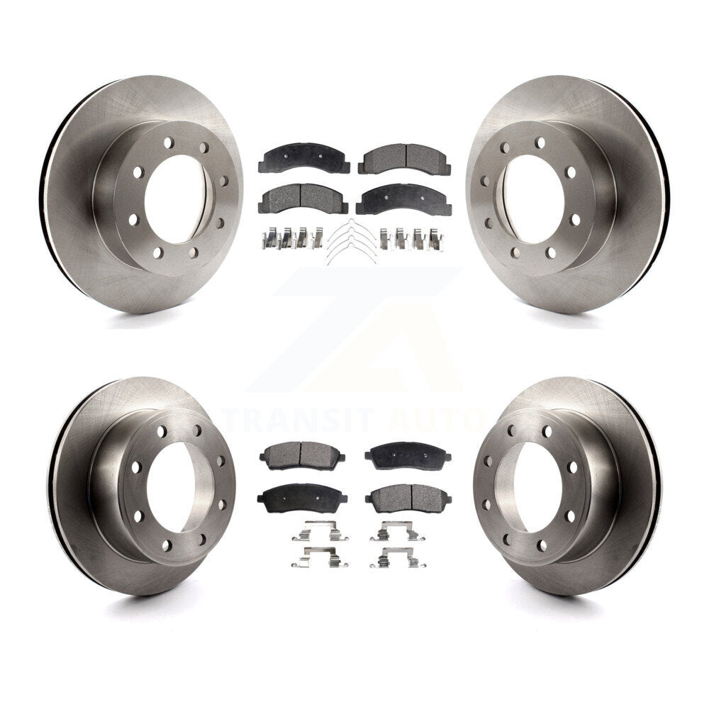 [Avant + Arrière] Kit de Disque et plaquette (céramique) de frein pour Ford F-250 Super Duty K8T-100907
