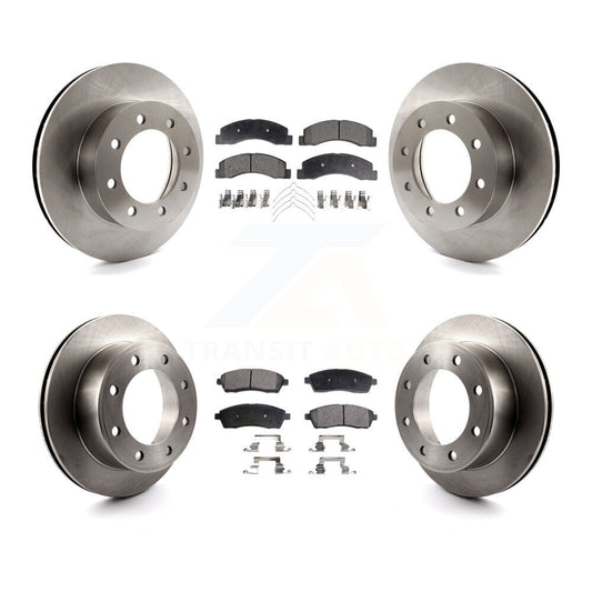 [Avant + Arrière] Kit de Disque et plaquette (céramique) de frein pour Ford F-250 Super Duty K8T-100907