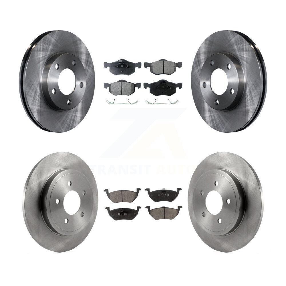 [Avant + Arrière] Kit de Disque et plaquette (céramique) de frein pour Mazda Tribute Mercury Mariner K8T-100911