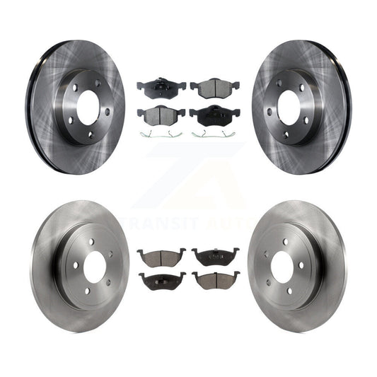 [Avant + Arrière] Kit de Disque et plaquette (céramique) de frein pour Mazda Tribute Mercury Mariner K8T-100911