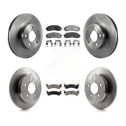 [Avant + Arrière] Kit de Disque et plaquette (céramique) de frein pour Ford Explorer Sport Trac 4WD K8T-100912