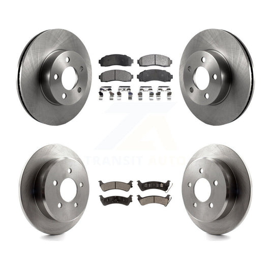 [Avant + Arrière] Kit de Disque et plaquette (céramique) de frein pour Ford Explorer Sport Trac 4WD K8T-100912