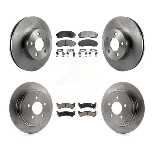 [Avant + Arrière] Kit de Disque et plaquette (céramique) de frein pour Ford Explorer Sport Trac 4WD K8T-100914