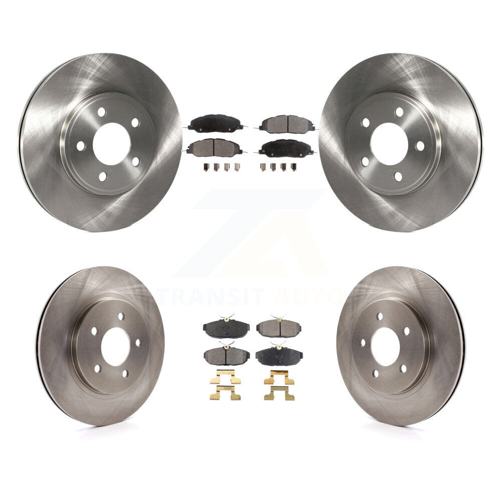 [Avant + Arrière] Kit de Disque et plaquette (céramique) de frein pour 2009 Ford Mustang Bullitt K8T-100916