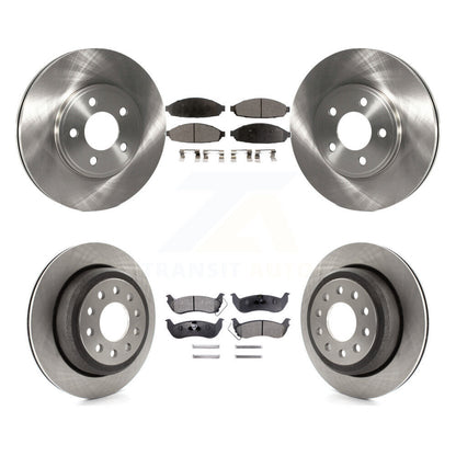 [Avant + Arrière] Kit de Disque et plaquette (céramique) de frein pour 2003-2011 Lincoln Town Car Sedan K8T-100917