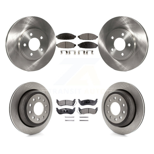 [Avant + Arrière] Kit de Disque et plaquette (céramique) de frein pour 2003-2011 Lincoln Town Car Sedan K8T-100917
