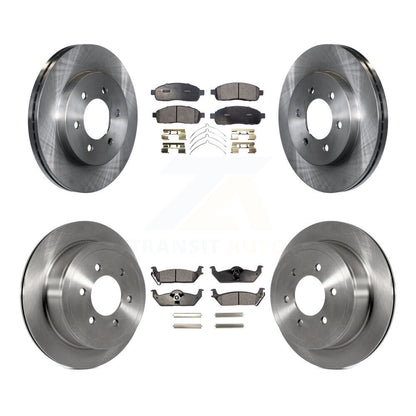 [Avant + Arrière] Kit de Disque et plaquette (céramique) de frein pour Ford F-150 Lincoln Mark LT 4WD K8T-100921
