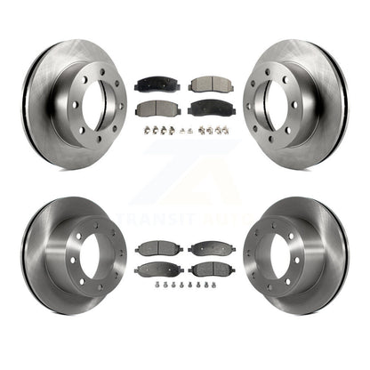 [Avant + Arrière] Kit de Disque et plaquette (céramique) de frein pour Ford F-250 Super Duty F-350 K8T-100926