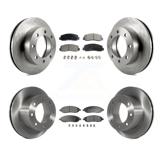 [Avant + Arrière] Kit de Disque et plaquette (céramique) de frein pour Ford F-250 Super Duty F-350 K8T-100926