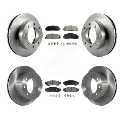 [Avant + Arrière] Kit de Disque et plaquette (céramique) de frein pour 2008-2009 Ford F-250 Super Duty 4WD K8T-100927