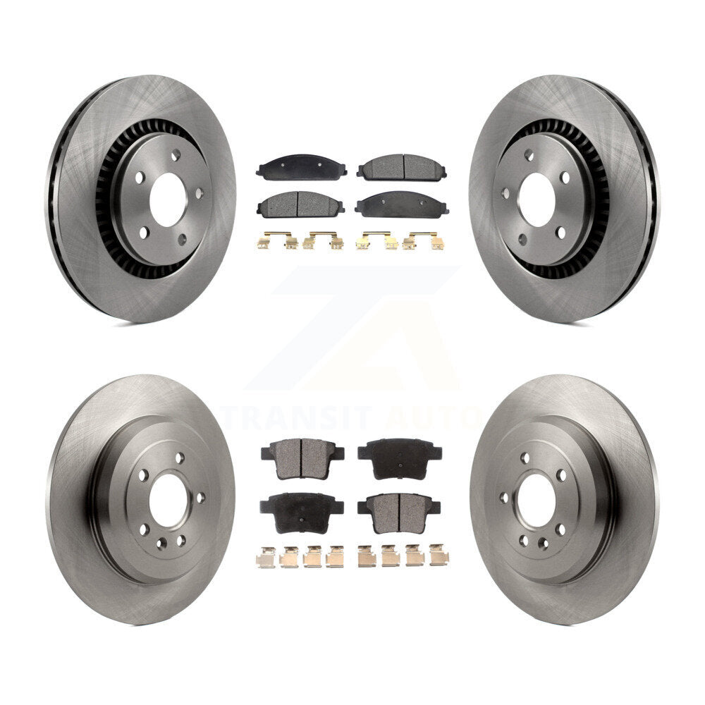 [Avant + Arrière] Kit de Disque et plaquette (céramique) de frein pour Ford Five Hundred Freestyle Taurus Mercury Montego X Sable K8T-100931