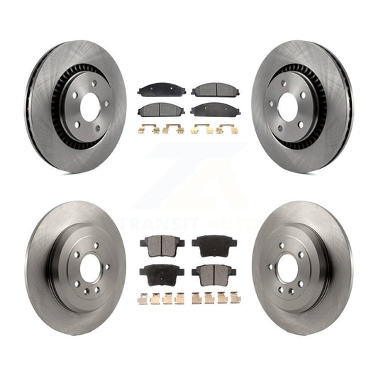 [Avant + Arrière] Kit de Disque et plaquette (céramique) de frein pour Ford Five Hundred Freestyle Taurus Mercury Montego X Sable K8T-100931
