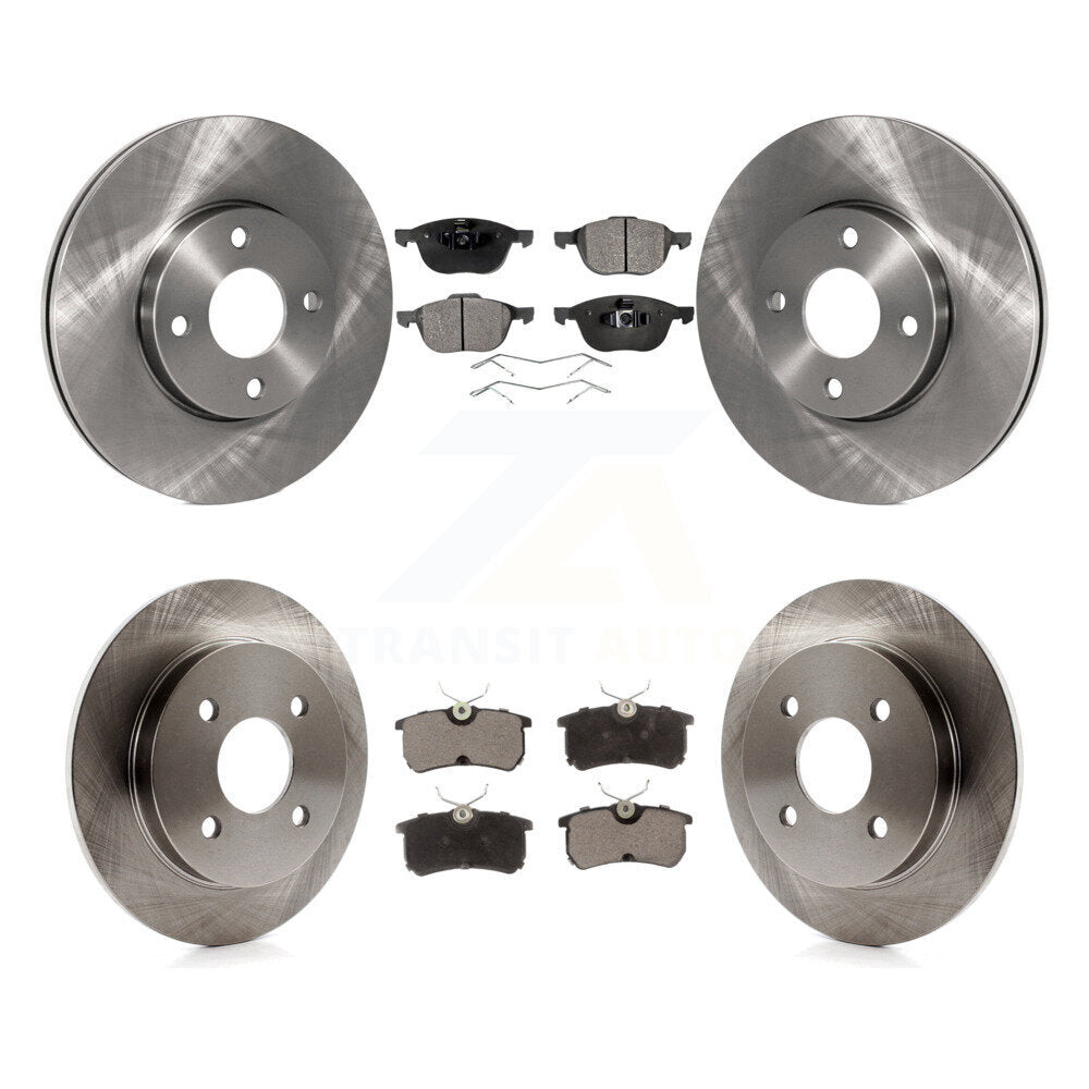 [Avant + Arrière] Kit de Disque et plaquette (céramique) de frein pour 2005-2007 Ford Focus rear brakes K8T-100937