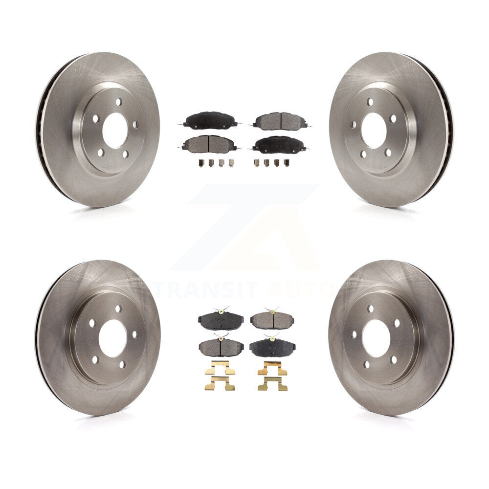 [Avant + Arrière] Kit de Disque et plaquette (céramique) de frein pour Ford Mustang K8T-100938
