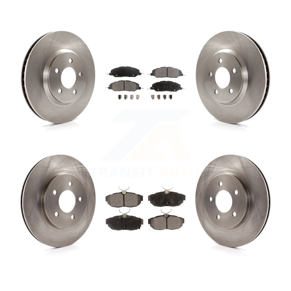 [Avant + Arrière] Kit de Disque et plaquette (céramique) de frein pour Ford Mustang K8T-100939