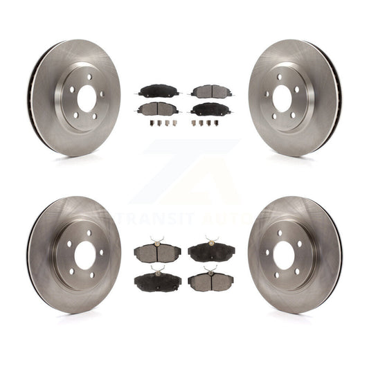 [Avant + Arrière] Kit de Disque et plaquette (céramique) de frein pour Ford Mustang K8T-100939