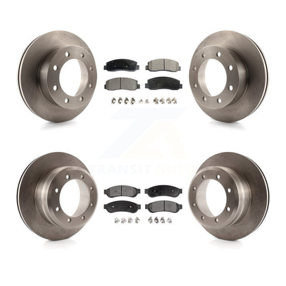 [Avant + Arrière] Kit de Disque et plaquette (céramique) de frein pour Ford F-350 Super Duty F-450 K8T-100941