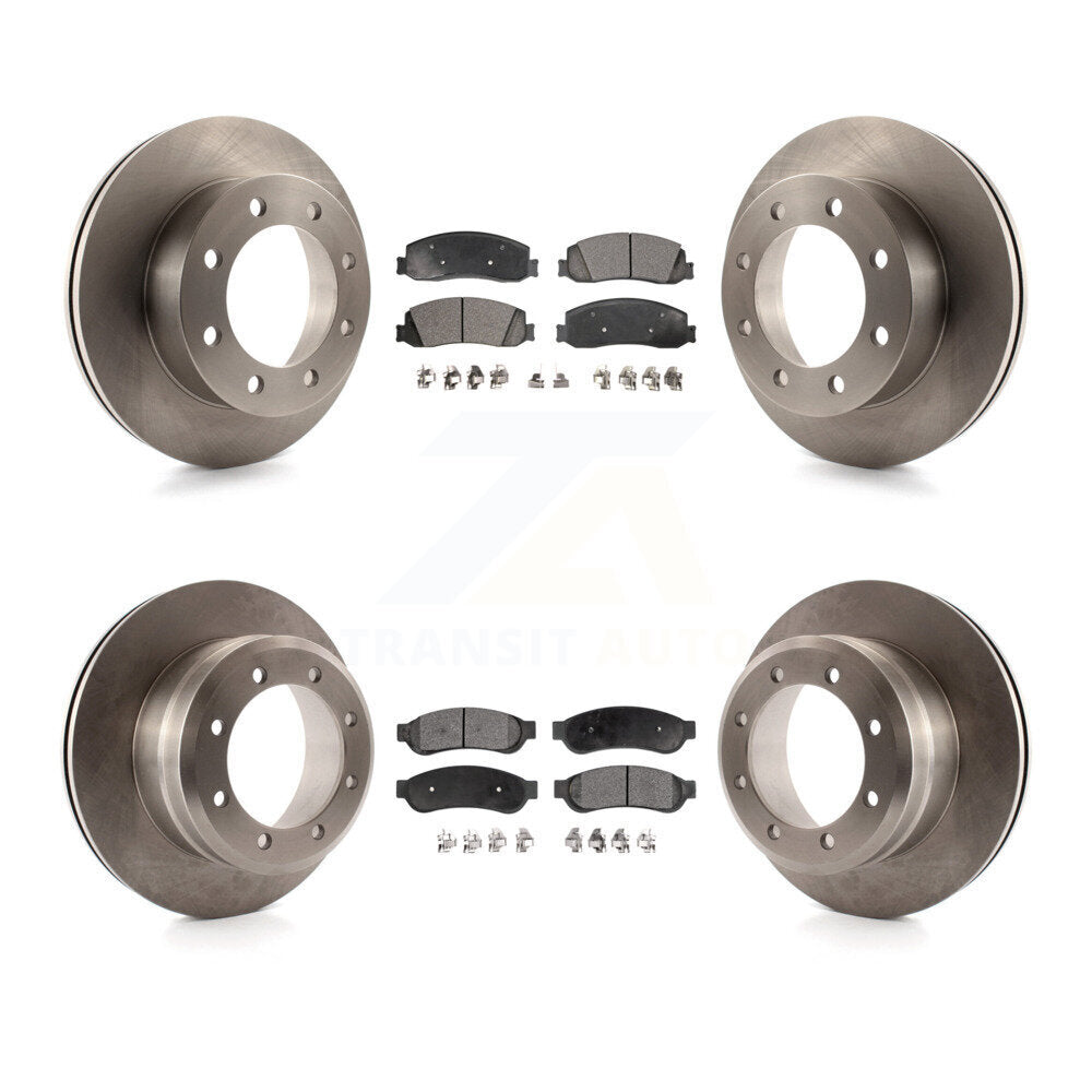 [Avant + Arrière] Kit de Disque et plaquette (céramique) de frein pour Ford F-350 Super Duty F-450 K8T-100942