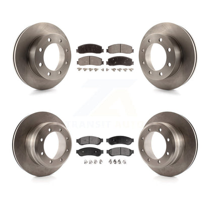 [Avant + Arrière] Kit de Disque et plaquette (céramique) de frein pour 2011 Ford F-350 Super Duty 4WD avec Dual Wheels K8T-100943
