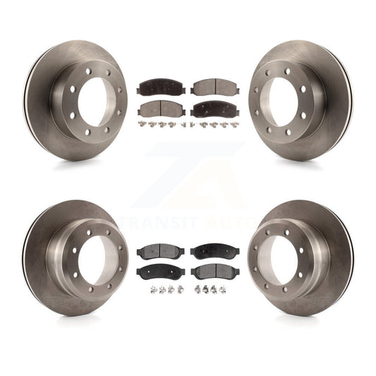 [Avant + Arrière] Kit de Disque et plaquette (céramique) de frein pour 2011 Ford F-350 Super Duty 4WD avec Dual Wheels K8T-100943