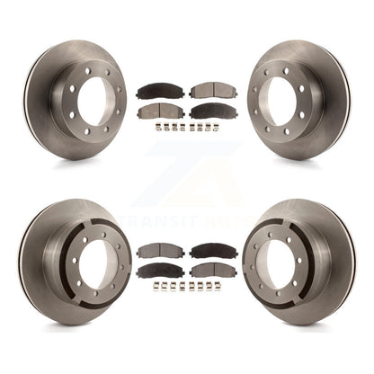 [Avant + Arrière] Kit de Disque et plaquette (céramique) de frein pour 2013 Ford F-350 Super Duty 4WD avec Dual Wheels K8T-100944