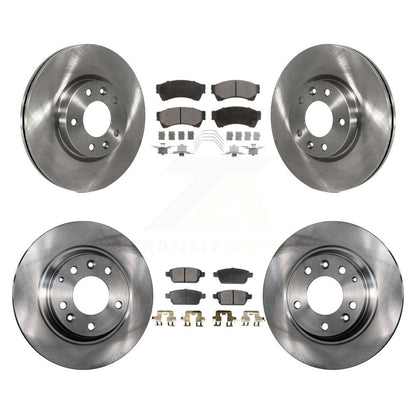 [Avant + Arrière] Kit de Disque et plaquette (céramique) de frein pour Ford Fusion Mazda 6 Lincoln MKZ Mercury Milan Zephyr K8T-100945