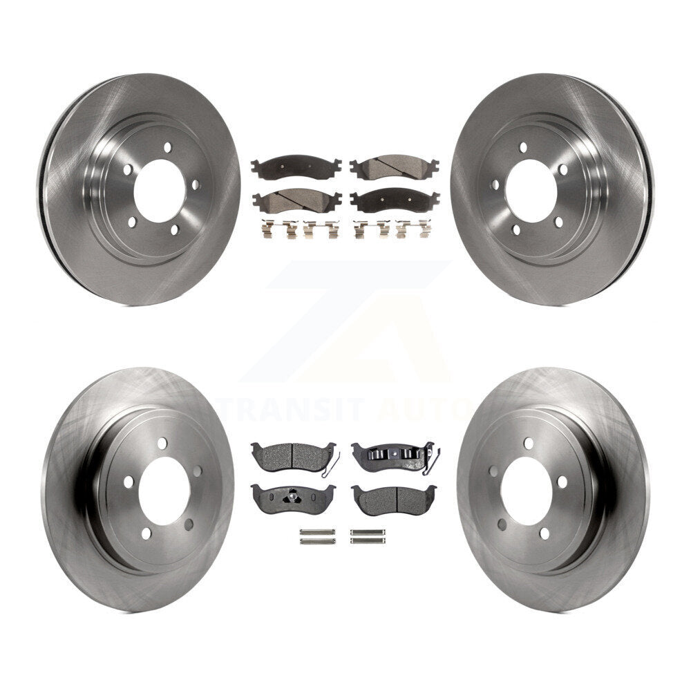 [Avant + Arrière] Kit de Disque et plaquette (céramique) de frein pour Ford Explorer Sport Trac Mercury Mountaineer K8T-100946