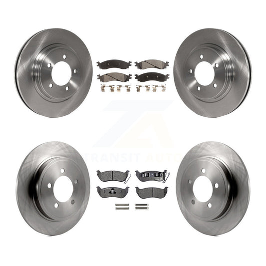 [Avant + Arrière] Kit de Disque et plaquette (céramique) de frein pour Ford Explorer Sport Trac Mercury Mountaineer K8T-100946