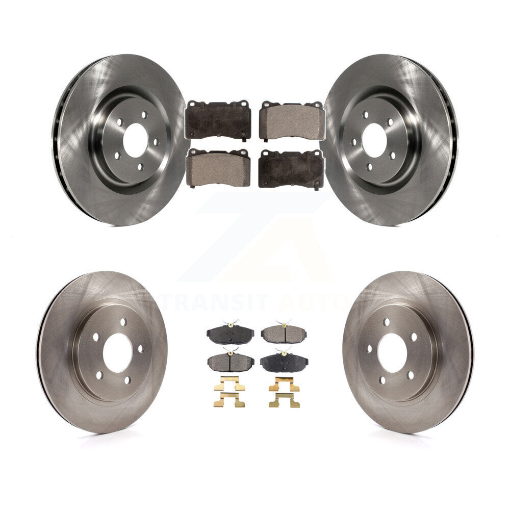 [Avant + Arrière] Kit de Disque et plaquette (céramique) de frein pour Ford Mustang K8T-100947