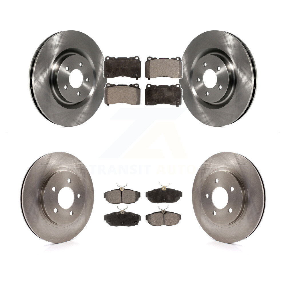 [Avant + Arrière] Kit de Disque et plaquette (céramique) de frein pour Ford Mustang K8T-100948