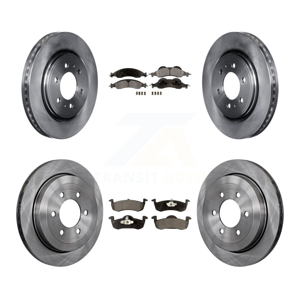[Avant + Arrière] Kit de Disque et plaquette (céramique) de frein pour 2007-2009 Ford Expedition Lincoln Navigator K8T-100950