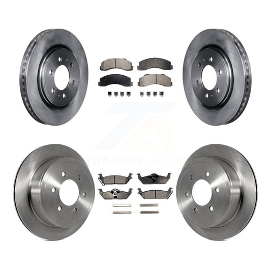 [Avant + Arrière] Kit de Disque et plaquette (céramique) de frein pour 2010-2011 Ford F-150 avec 6 Lug Wheels K8T-100951
